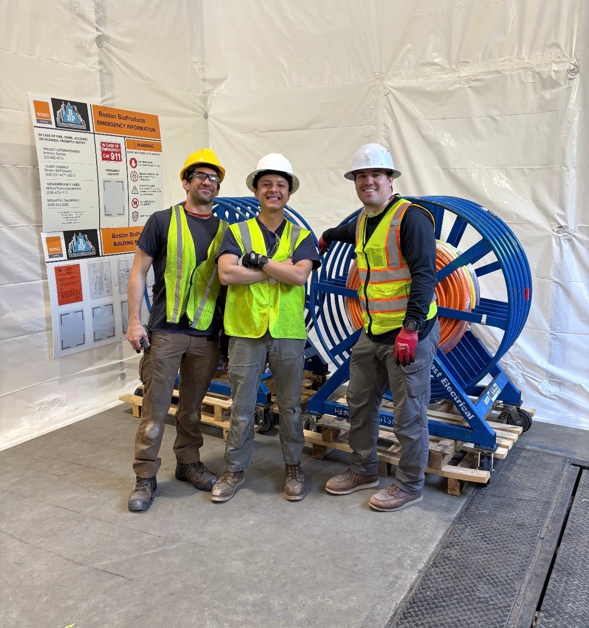 Thomas Chipman Electric crew on the job